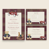 Vintage Toy Bear thank you  ギフトタグ