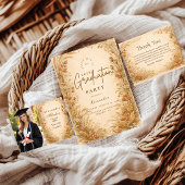 Photo Vintage Wildflower Graduation Party 案内状