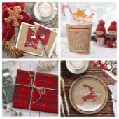 ウォームウィズクラフトタイポグラフィレッドID589 ネクタイ