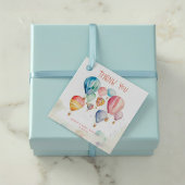 ホットエアバルーン男の子のシャワー 招待状