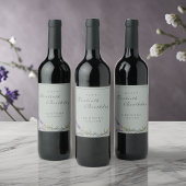 水彩ラベンダーフラワーANYマイルストーン誕生日 スタンダードカクテルナプキン