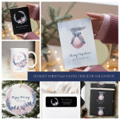 Custom Watercolor Elegant Christmas Dinner 招待状