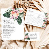 水彩熱帯フローラミモサバー標識 ポスター