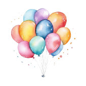 水の色スターズベビーシャワー招待状 招待状