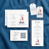 水かわいらし色の結婚ケーキ スタンダードカクテルナプキン