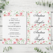 ワイルドフラワー結婚ズ・リハーサル・ディナー 招待状 (この独立クリエイターのコレクションをカスタマイズ。)