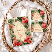 Watermelon Botanical Garden Diapper Raffle  エンクロージャーカード