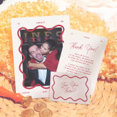 Modern Ampersand Retro Wedding Return Address セルフインキングスタンプ