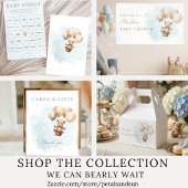 Bearly Wait Neutral Baby Shower 横断幕