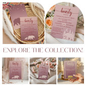 Bearly Wait Blue Books for Baby Card エンクロージャーカード