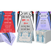 バウハウストゥキシード- LBV (結婚ズセレモニー) 招待状