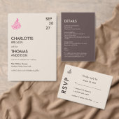 Wedding Peacock Botanical | Couture Art 招待状 (この独立クリエイターのコレクションをカスタマイズ。)