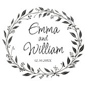 エレガント結婚フローラ コースター