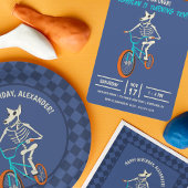 Werewolf Skeleton on a BMX Bike Personalized ウォーターボトル