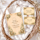 Western Desert Horseshoe Baby Shower 招待状