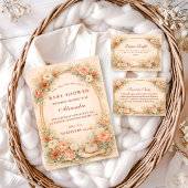 Western Floral Cowgirl Diapper Raffle エンクロージャーカード