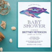 芸術的絵を描ふくらはぎ付き鯨 ペーパープレート