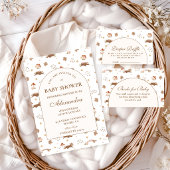 Whimsical Autumn Forest Diapper Raffle エンクロージャーカード