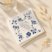 Delft Blue Toile Danke Karte サンキューカード