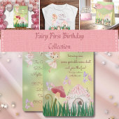 ファンタジーな妖精の1歳の誕生日 紙コップ