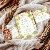 Whimsical Farm Animals Barnyard 1st Birthday スタンダードカクテルナプキン