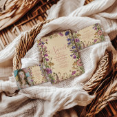 Whimsical Floral Meadow Sweet Sixteen サンキューカード