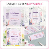 魅力的なラベンダードリンクの看板ベビーシャワー アクリルサイン