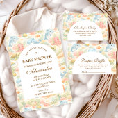 Whimsical Summer Animals Diapper Raffle エンクロージャーカード