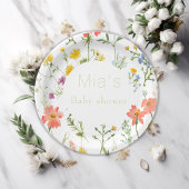 Boho wilflowers赤ちゃんシャワー ポスター