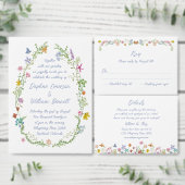 Whimsical Wildflowers 出欠カード (この独立クリエイターのコレクションをカスタマイズ。)