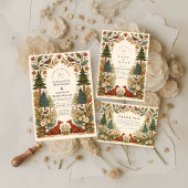 Whimsical Woodland Forest Wedding セーブザデート