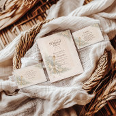 Whisked Away Rustic Baking Bridal Shower 招待状