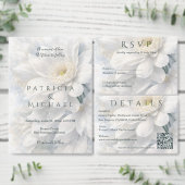 White Ivory Quiet Luxury Romantic Elegant Wedding  ギフトタグ (この独立クリエイターのコレクションをカスタマイズ。)