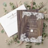 レースの花 |バーンウッド結婚式 プログラム (この独立クリエイターのコレクションをカスタマイズ。テスト)