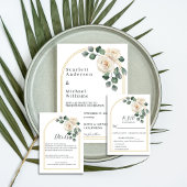 ホワモダンイエレガントトローズ&ゴールデンアーチ結婚ーズ メニュー