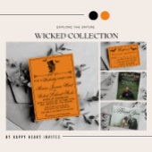 ニードハロウィーンオレンジブラックスカルこうもり スクエアシール