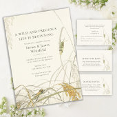 Grasshopper Love Bug Botanical Baby Shower  ベビーボディスーツ