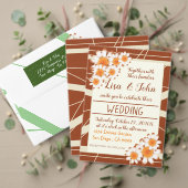 ワイルドデイジーズフォレストグリーン結婚セージ (この独立クリエイターのコレクションをカスタマイズ。テスト)