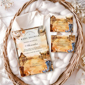 Wild West Cowboy Baby Shower 招待状