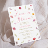 咲き誇る愛のブライダルシャワーウェルカム アクリルサイン