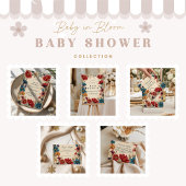 Wildflower Meadow Baby Shower 招待状