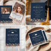 防穂野花文海軍青色卒業パーティー 招待状