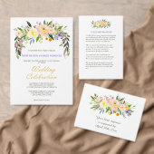 柳とフローラのウェディングレセプションの座席表 ポスター (この独立クリエイターのコレクションをカスタマイズ。)