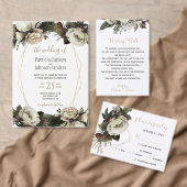 チーム花嫁エレガント白い花の冬の結婚式 コーヒーマグカップ (この独立クリエイターのコレクションをカスタマイズ。)