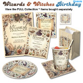 ヴィンテージウィザードウィッチパーティー魔法の魔法のワンズ帽子 ラッピングペーパー