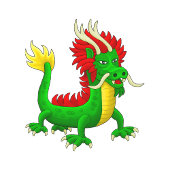 中国の神話のドラゴン ウィンドウサイン