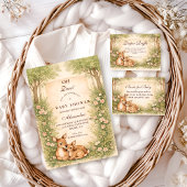 Woodland Deer Baby Shower スタンダードカクテルナプキン