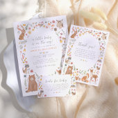 予算Bearly待つウッドランド動物の赤ちゃんシャワー