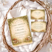 Woodland Mushroom Arch Diapper Raffle エンクロージャーカード