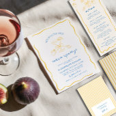 Yellow Stripes Paper Napkin